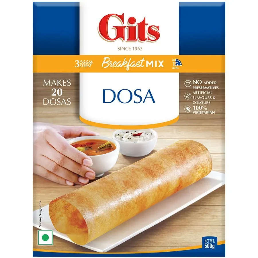 Gits Dosa Breakfast Mix, 500 g Carton-1.webp